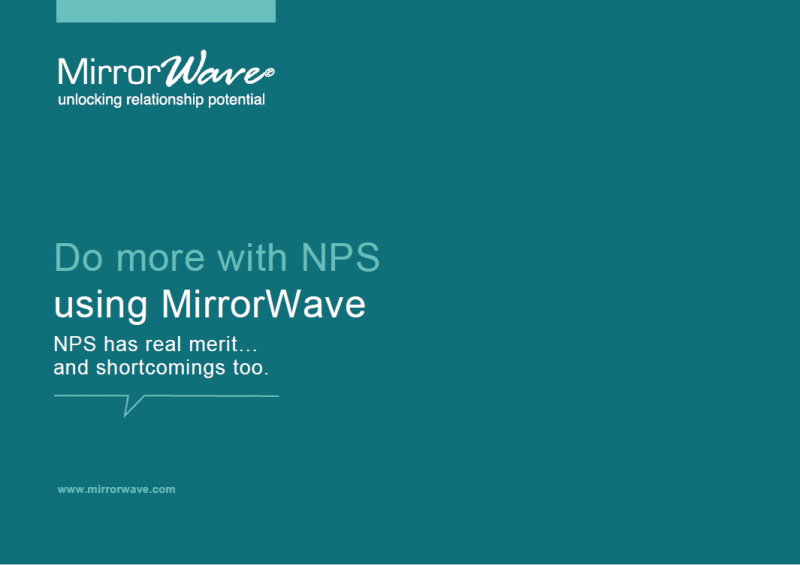 Do More With NPS Using MirrorWave